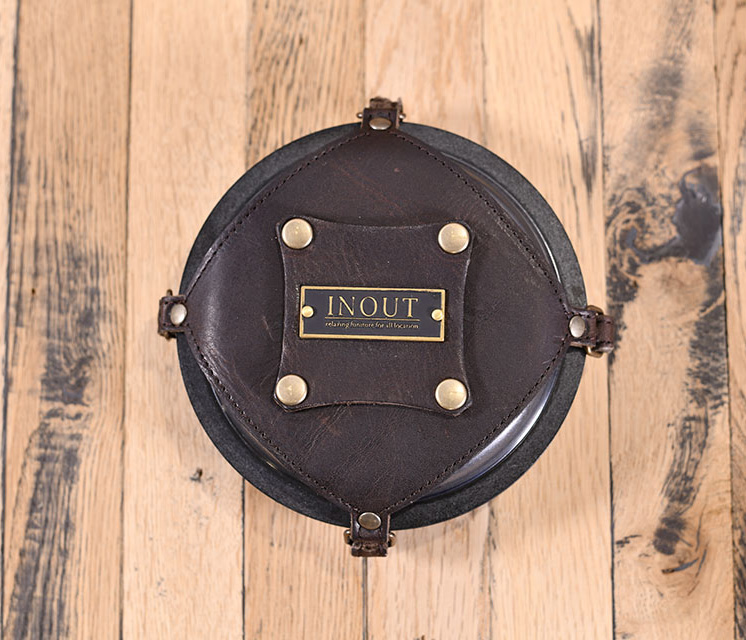 Leather mosquito coil case