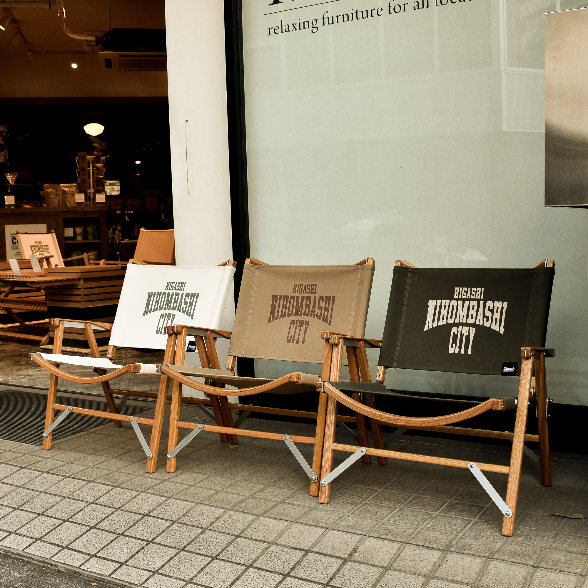 Kermit Chair INOUT Original Fabric "HIGASHI NIHOMBASHI CITY" Ver.